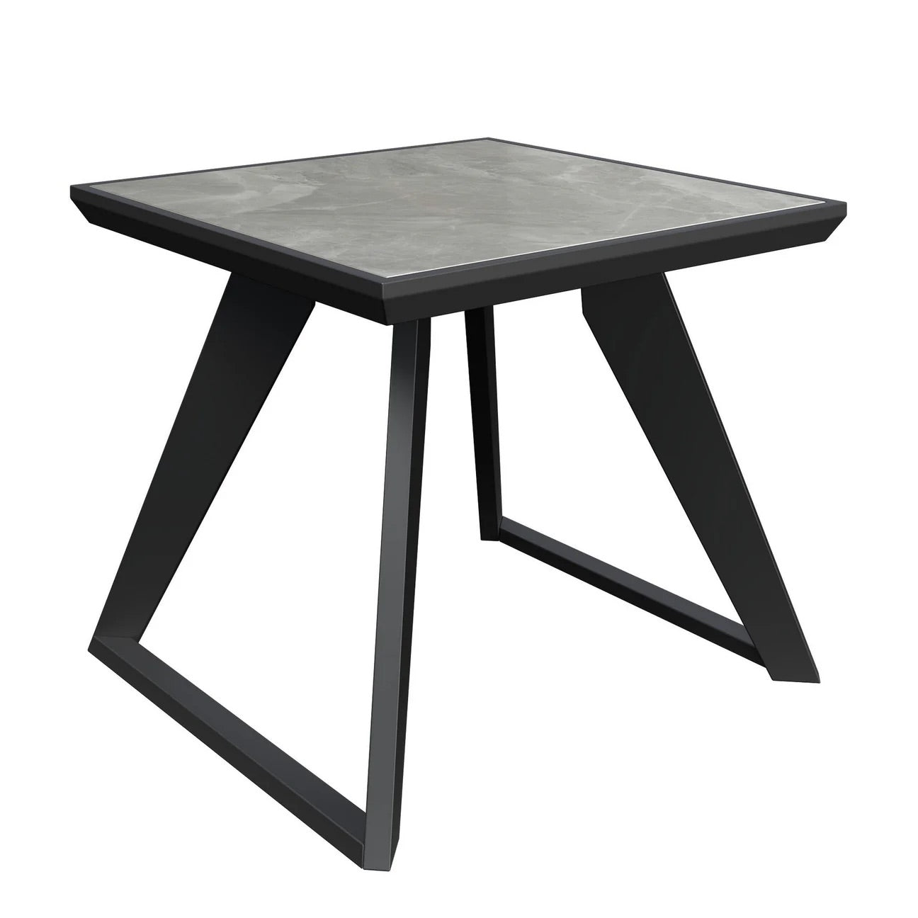 Sorrento Grey Ceramic Side Table