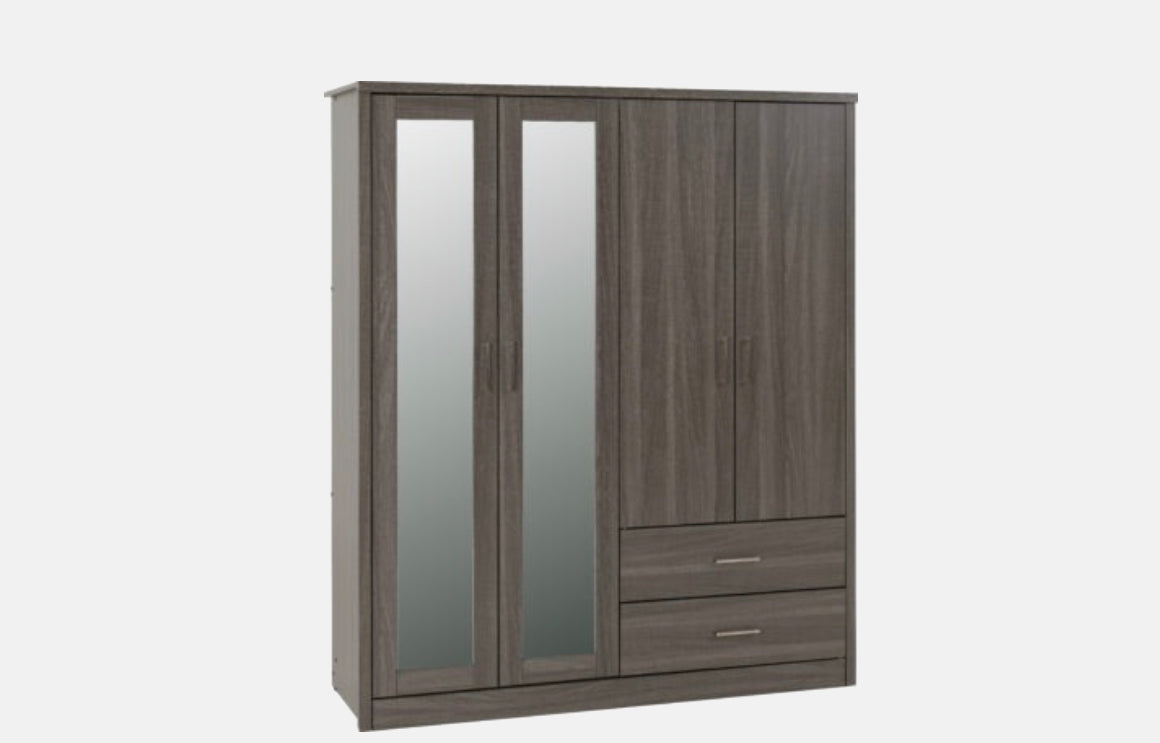 Lisbon 4 Door Wardrobe