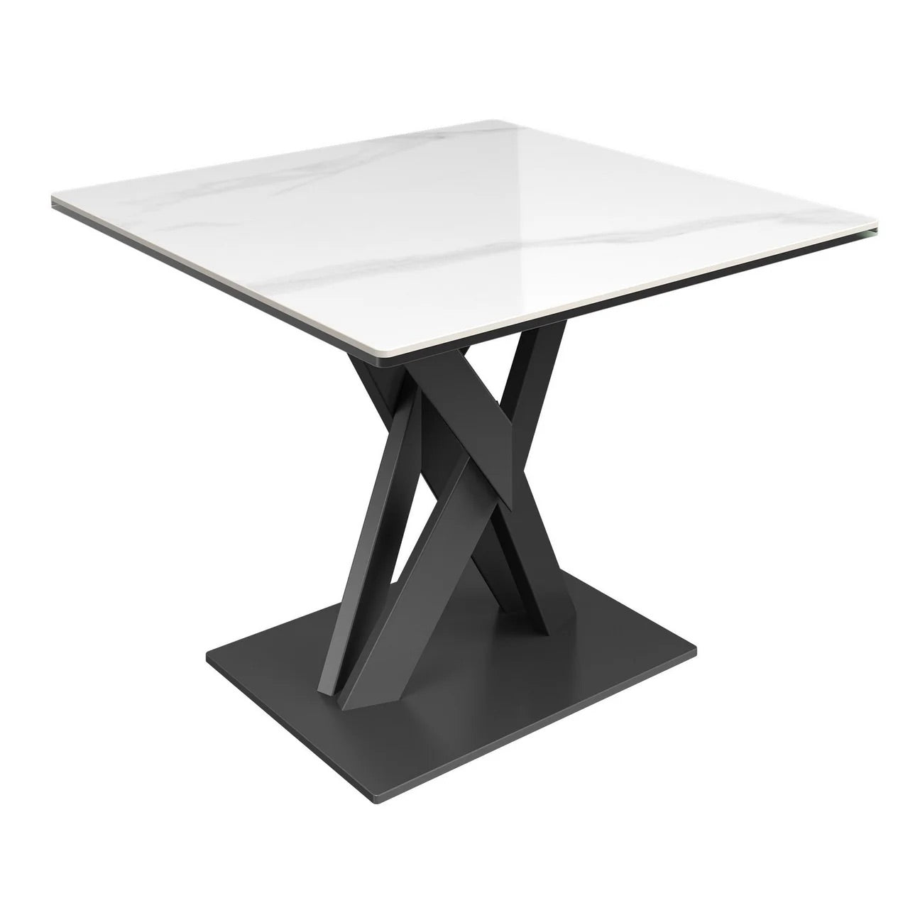 Kenzo White Gloss Ceramic Side Table