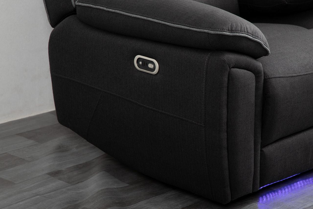Cassa Electric 3 & 2 Recliner Sofa