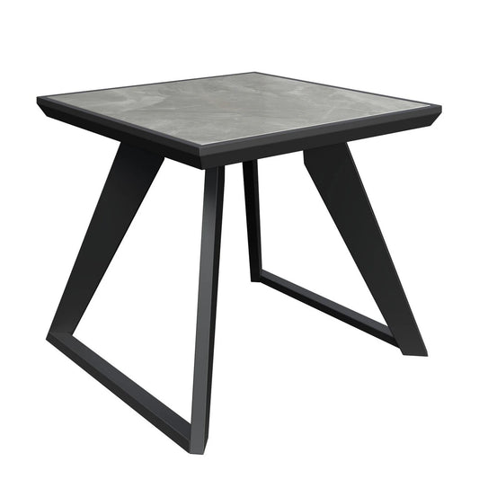 Sorrento Grey Ceramic Side Table