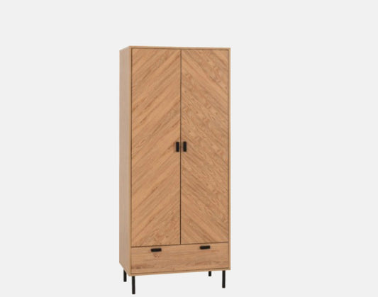 Leon 2 Door 1 Drawer Wardrobe