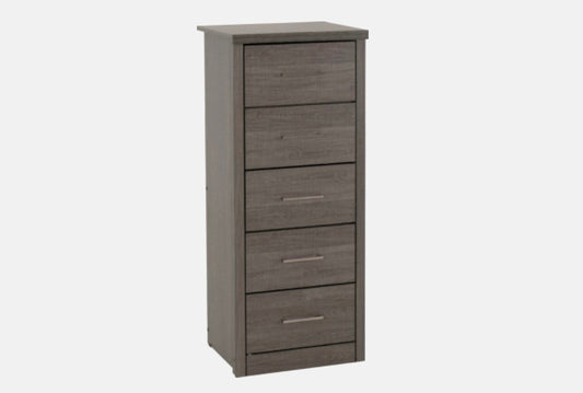 Lisbon 5 Drawer Narrow Chest