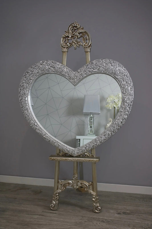 Rose Heart Mirror