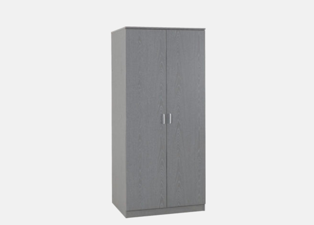 Felix Grey 2 Door Wardrobe