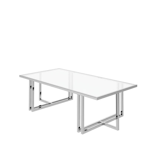 Nuno Clear Glass Coffee Table