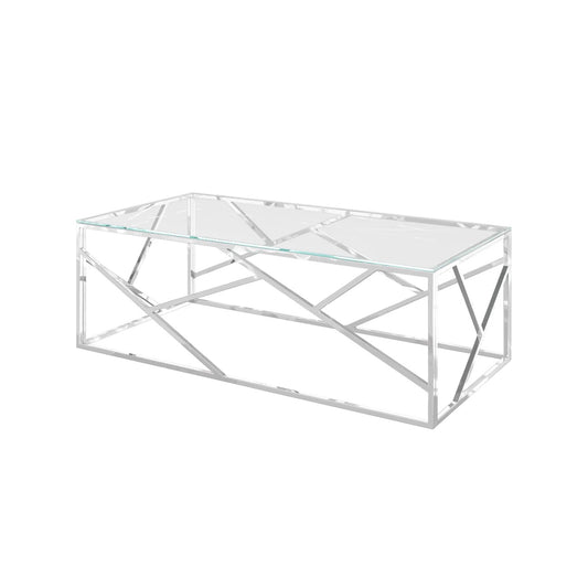 Kieta Clear Glass Coffee Table