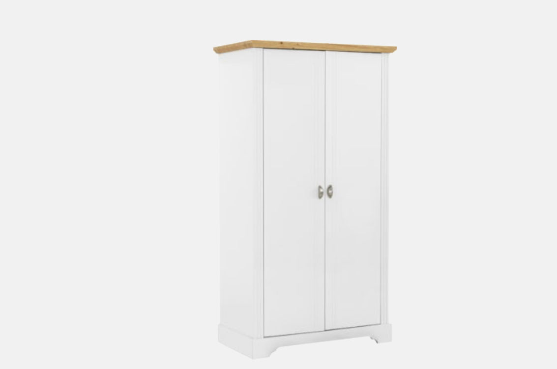 Toledo 2 Door Wardrobe - White