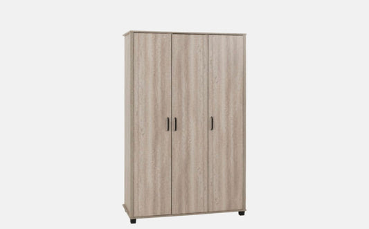 Oliver 3 Door Light Oak Wardrobe