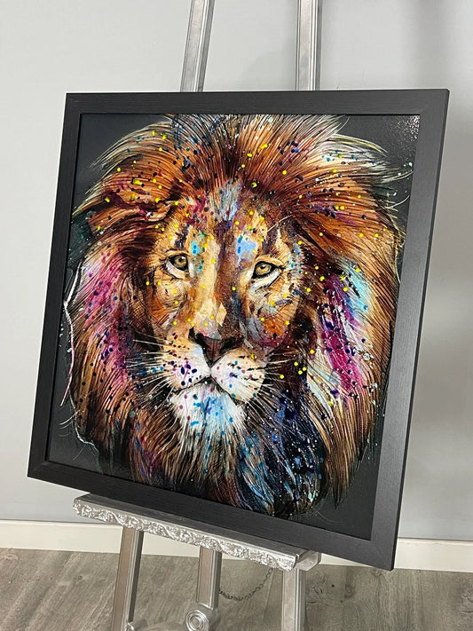 Overvanish Lion Print