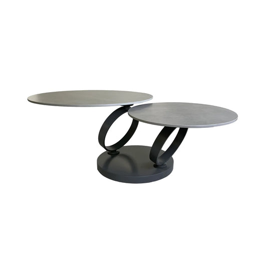 Olympia Matte Grey Ceramic Coffee Table