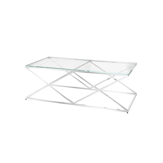 Victor Clear Glass Coffee Table