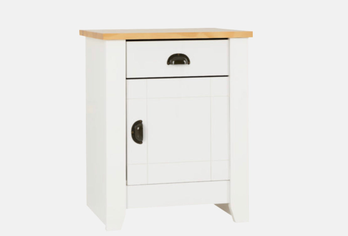 Ludlow 1 Drawer 1 Door Bedside Cabinet