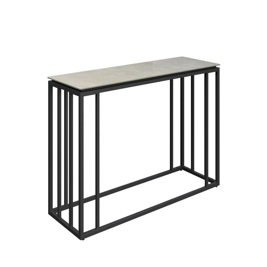 Capri Grey Ceramic Console Table