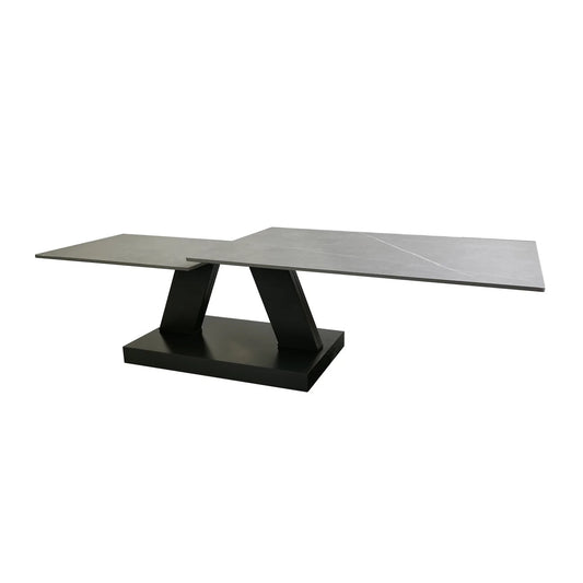 Sparta Matte Grey Ceramic Coffee Table