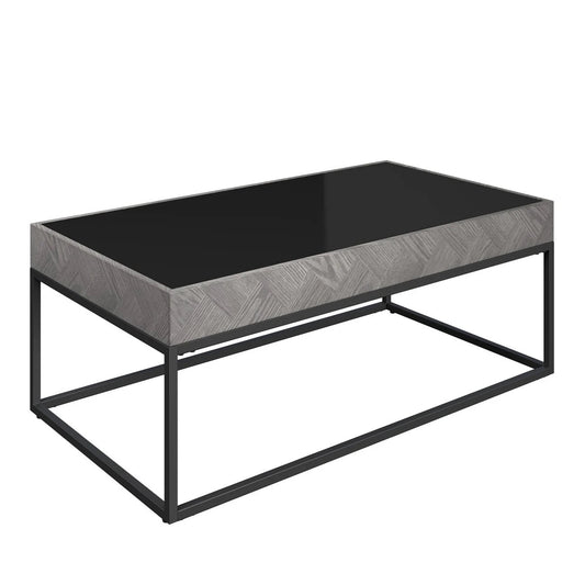 Ebony Black Glass Coffee Table