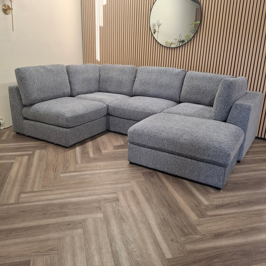 Lara U shape sofa - Blue