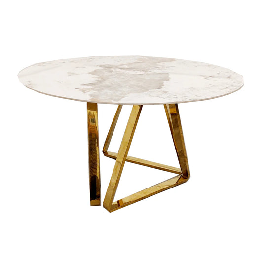 Nero 1.3m Round Dining Table