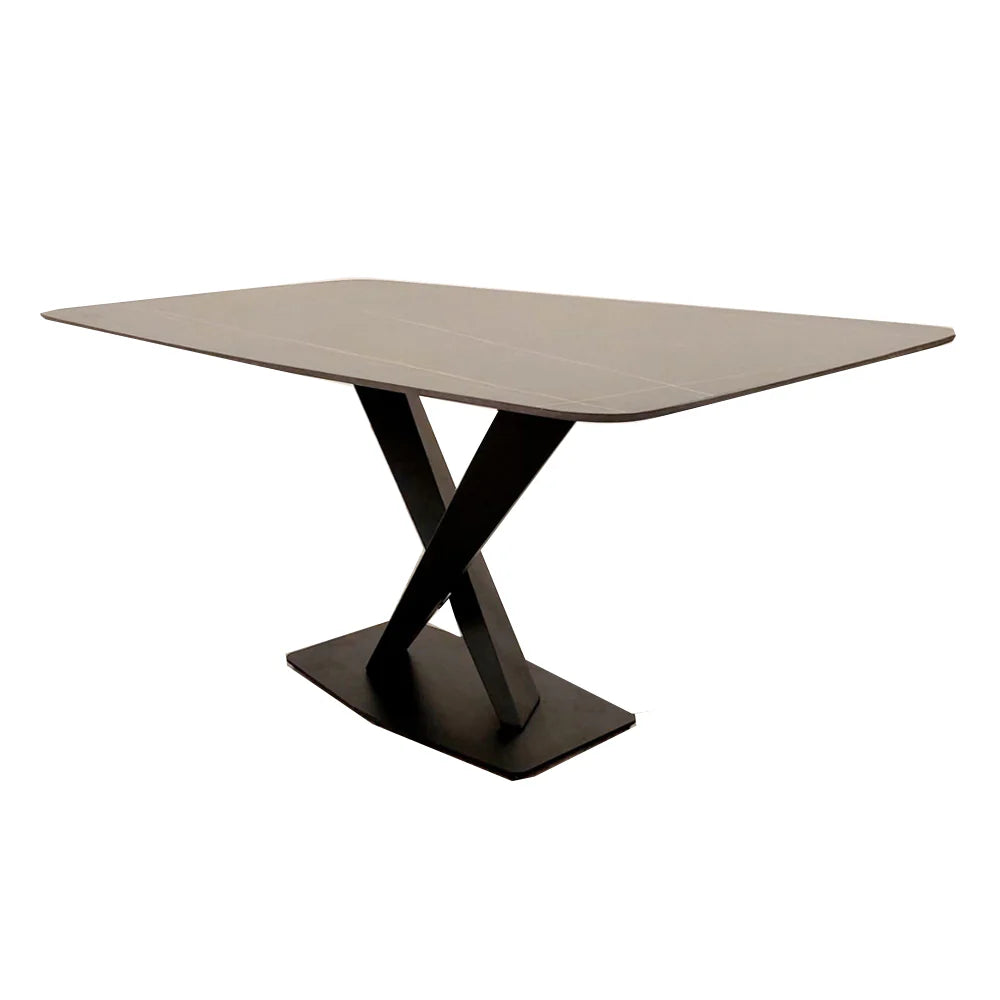 Apollo 1.6m Black Dining Table