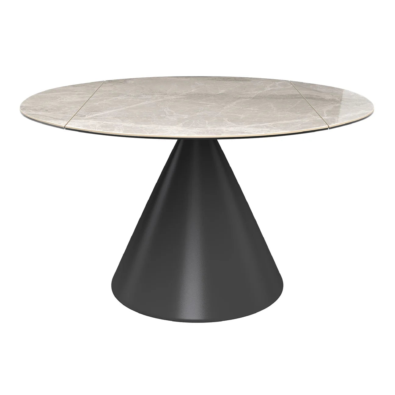 Alonso 135cm extending round dining table