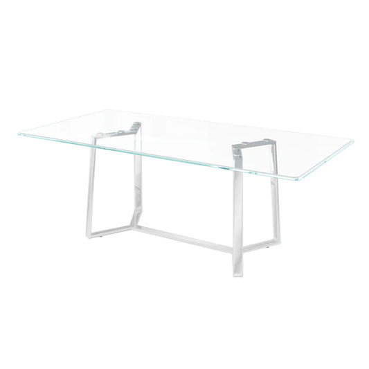 Alberto 160cm dining table clear