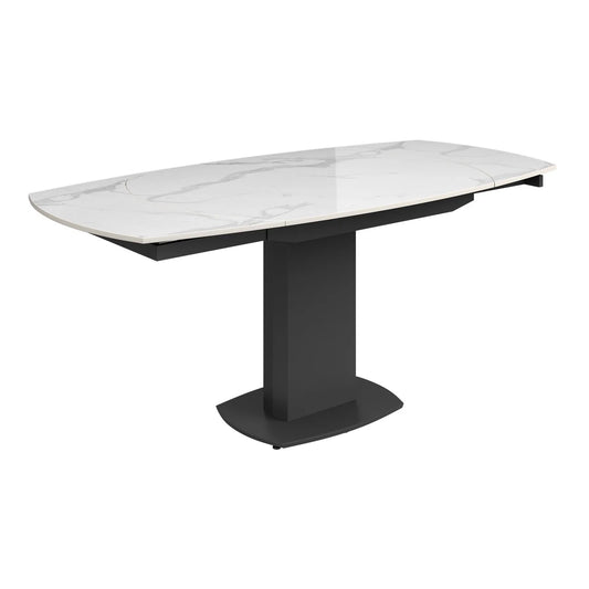 Olivia 119-179cm Ceramic Swivel Extending Dining Table