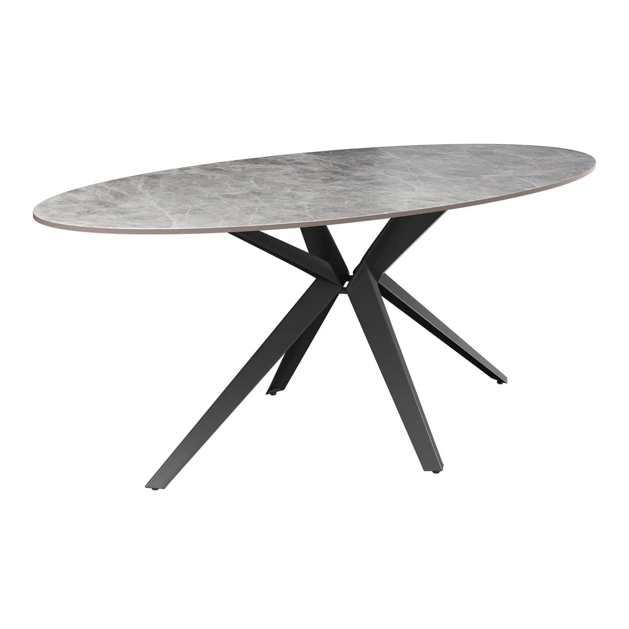 Vitalli 180cm Oval Ceramic Dining Table