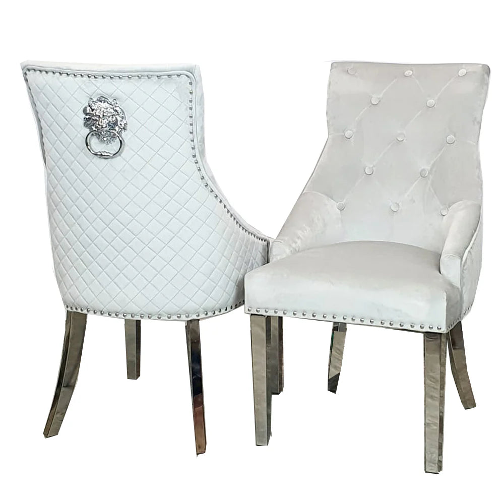 Bentley Light Grey Dining Chairs