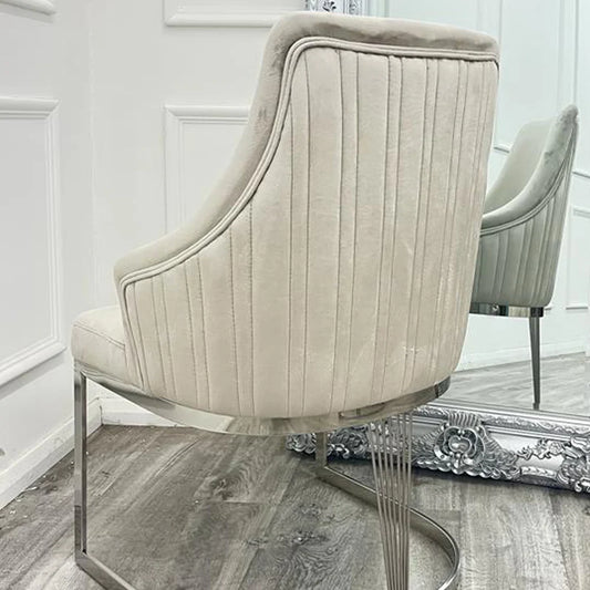 Chelmsford Silver Frame Dining Chair