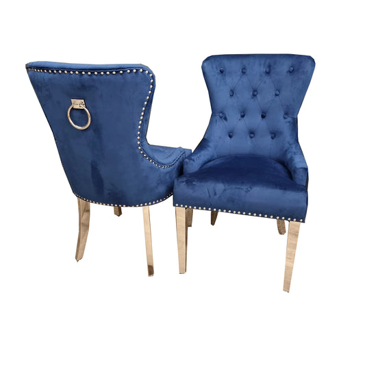 Duke Navy Blue Dining Chairs