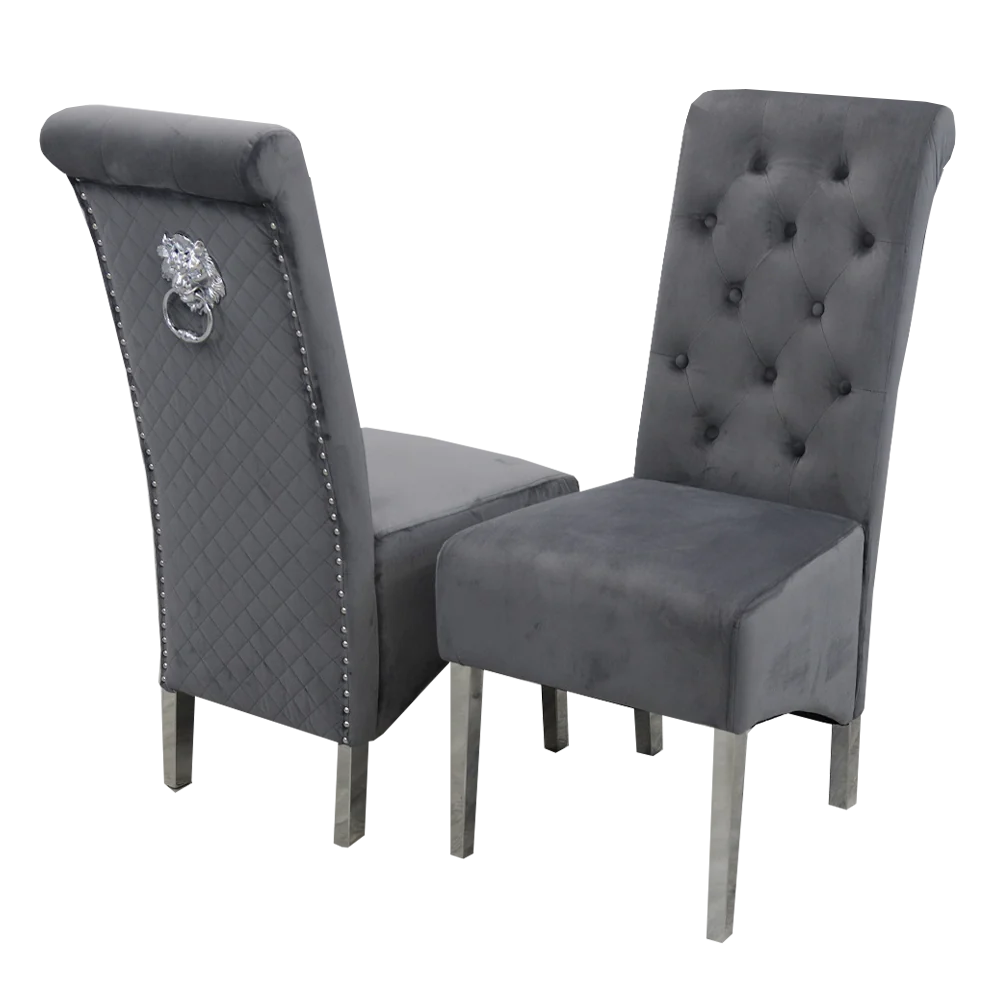 Emma Dark Grey Dining Chair