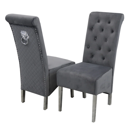 Emma Dark Grey Dining Chair