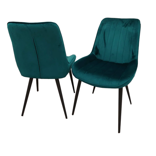 Dido Teal Velvet Dining Chair