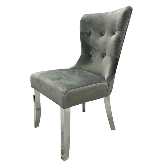 Louis Dark Grey Dining Chairs