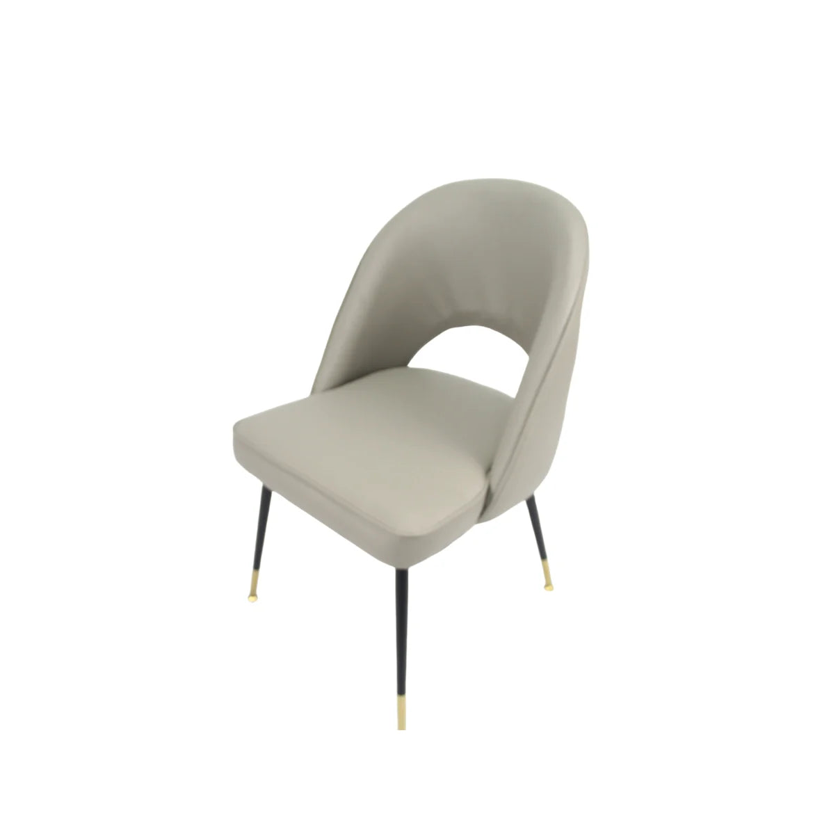 Venice PU Leather Light Grey Dining Chair