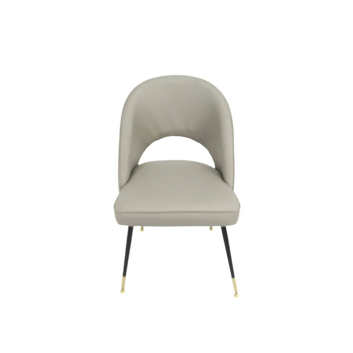 Venice PU Leather Light Grey Dining Chair