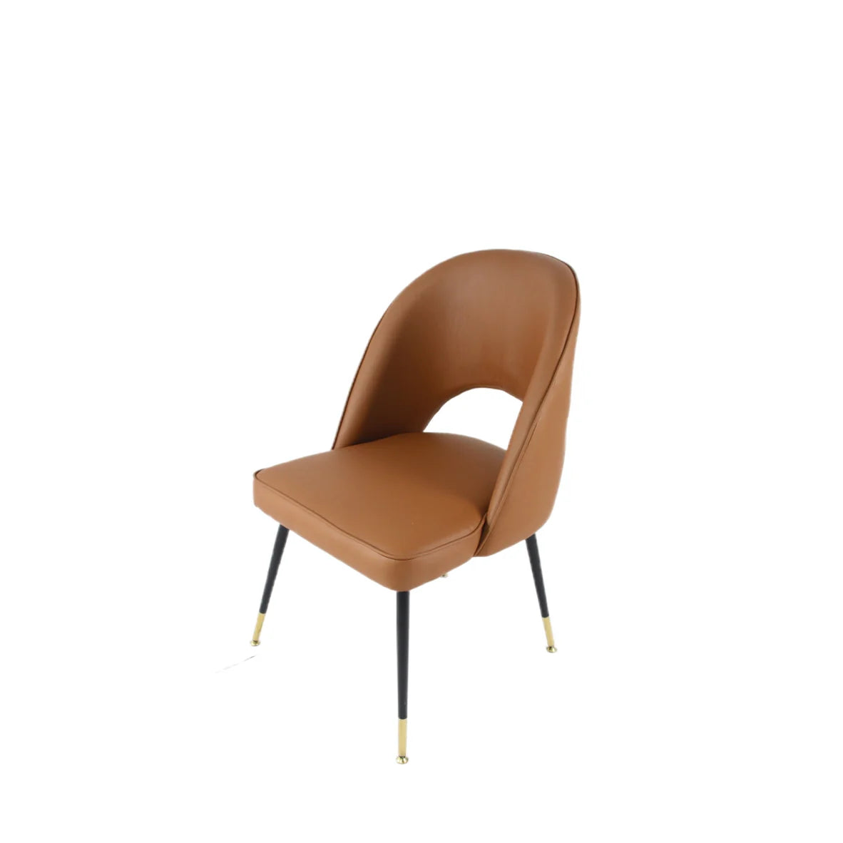 Venice PU Leather Tan Dining Chair