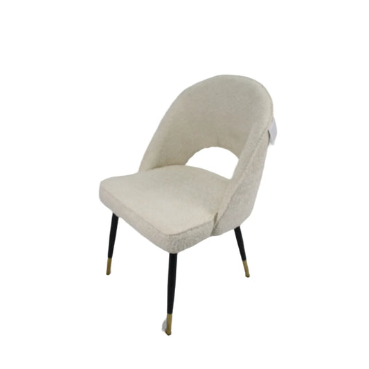 Venice Cream Fabric Dining Chair