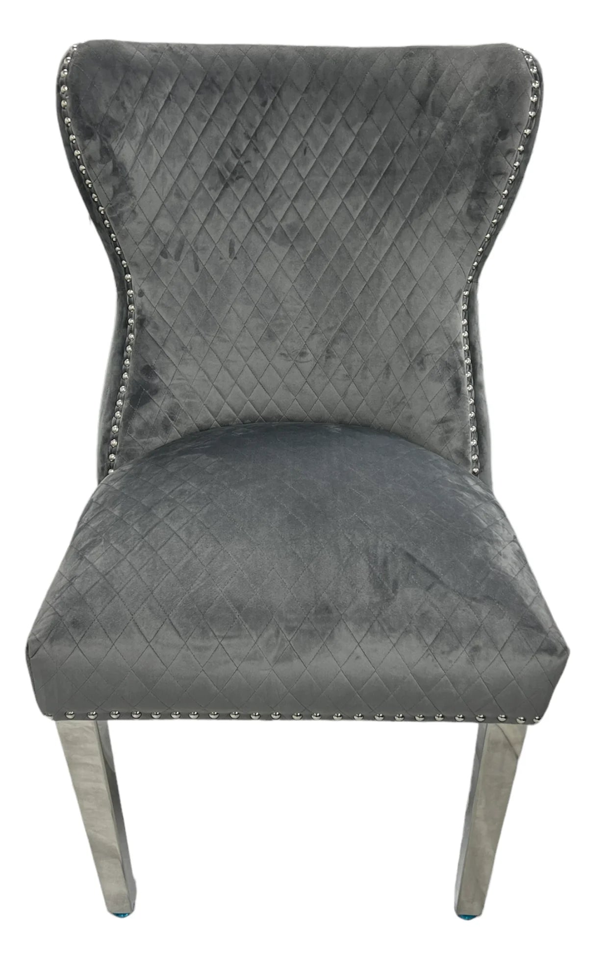 Lewis Dark Grey Lion Knocker Dining Chair