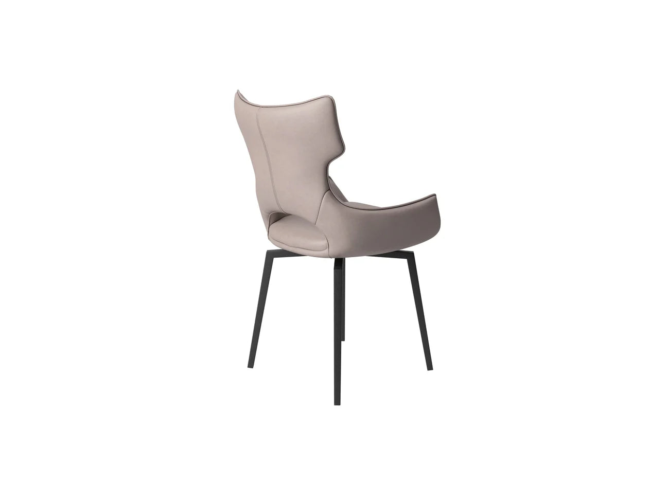 Raefello leather swivel Dining Chair