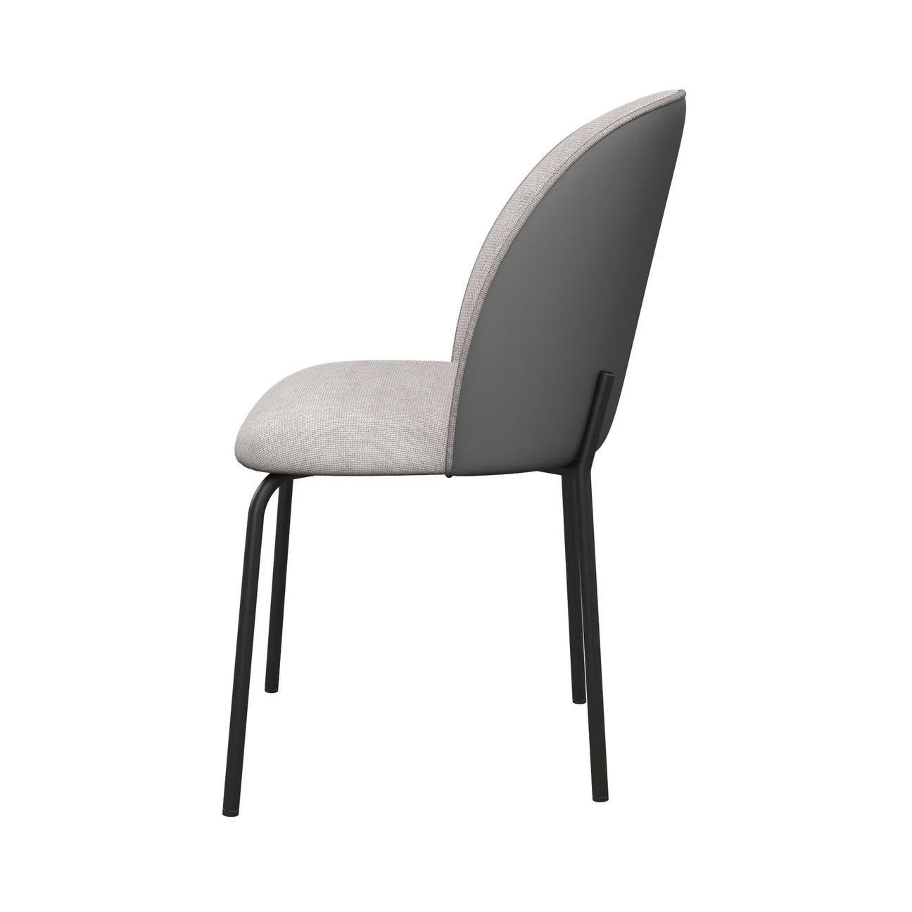 Cartier 2 tone grey dining chair