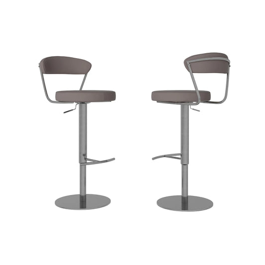 Gino Leather Bar Stool