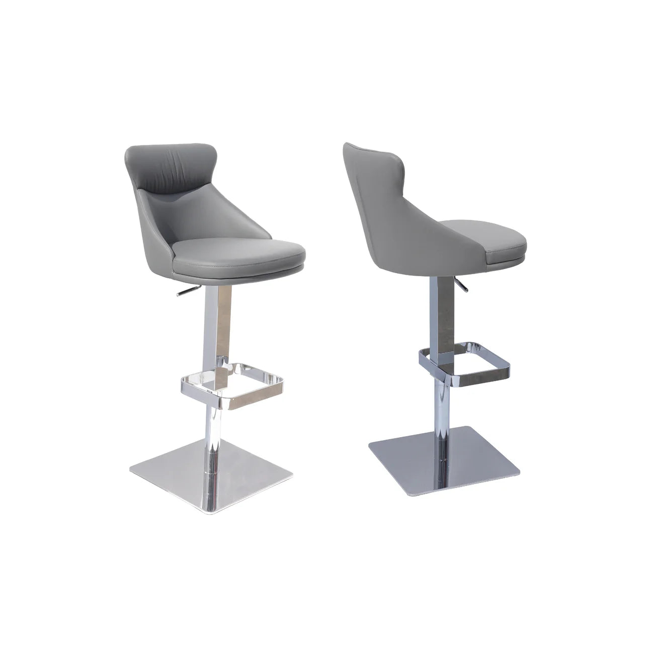 Sergio Leather Bar Stool