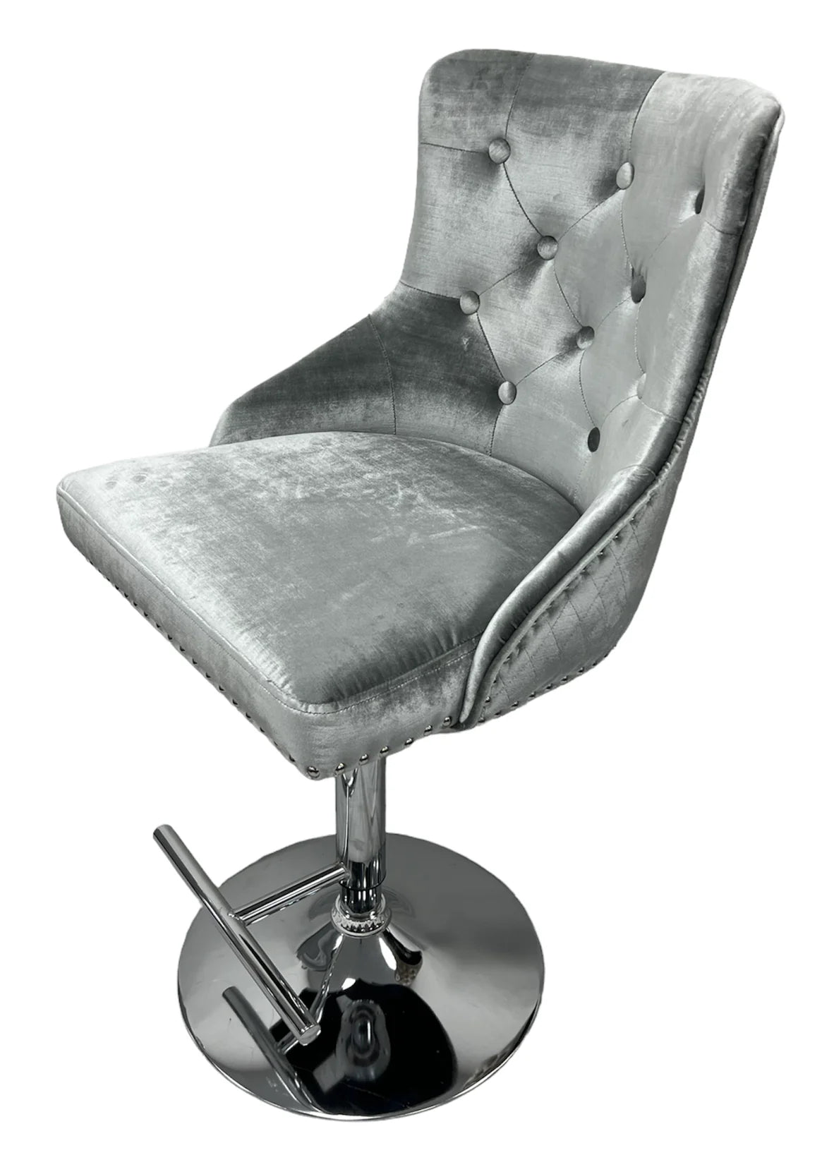 Mayfair Silver Bar Stool