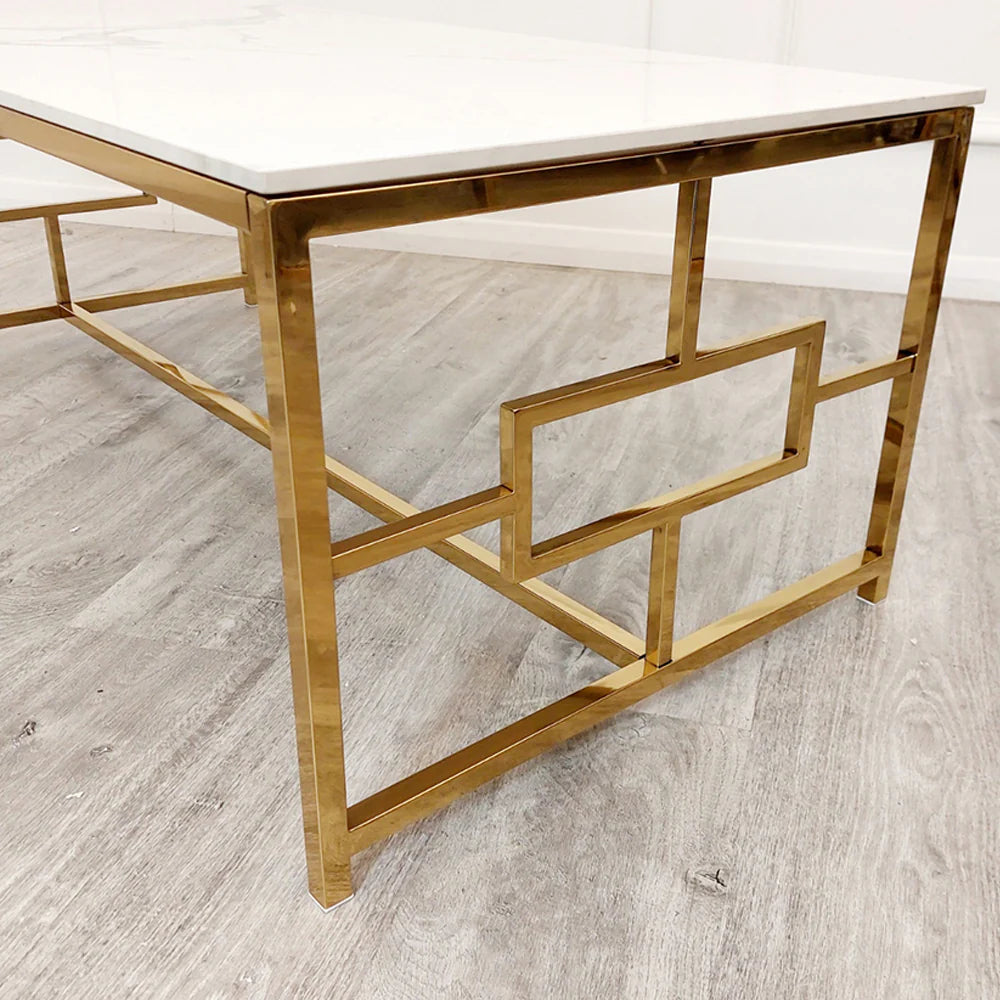 Geo Gold Coffee Table