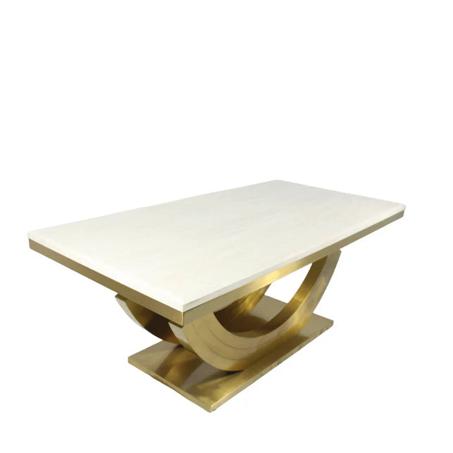 Monaco 2M Gold Dining Table